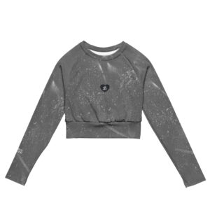 MOON long-sleeve crop top